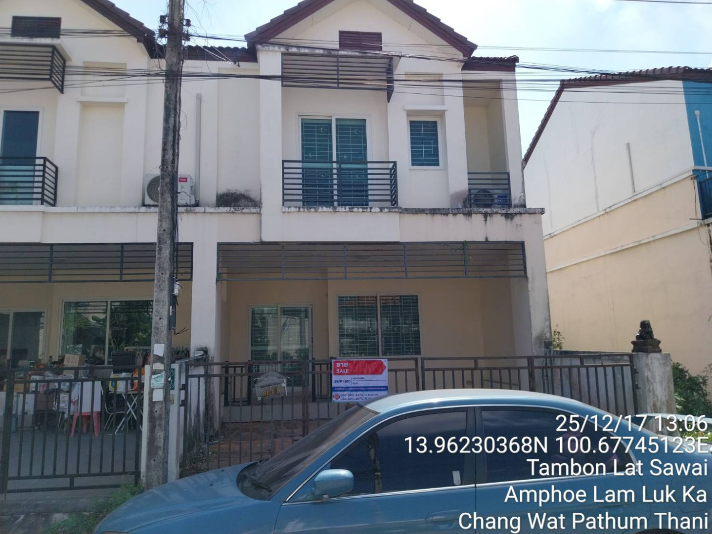 ทาวน์เฮ้าส์ 2 ชั้น โครงการบุญฑริก นิวสไตล์