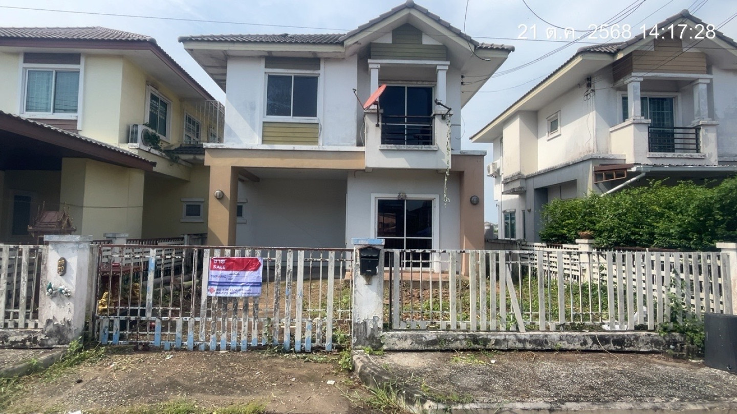 บ้านแฝด 2 ชั้น หมู่บ้านทรัพย์ธานี  ทับ 70