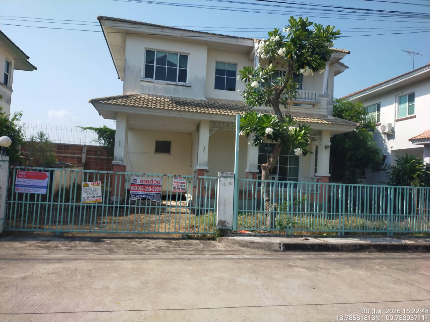 บ้านเดี่ยว 2 ช้ัน โครงการปาริชาติ   ซอยคุ้มกล้า 11