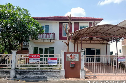 บ้านเดี่ยว 2 ชั้น หมู่บ้านบ้านฟ้าปิยรมย์เลคแอนด์พาร์ค 2 เฟส 9  ลำลูกกา 79 ทับ 156